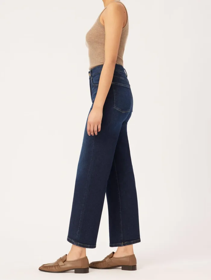 DL1961 Wide Women Hepburn Wide Leg High Rise Vintage Jeans