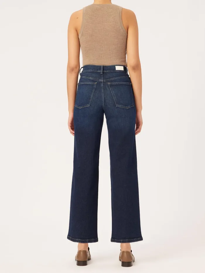 DL1961 Wide Women Hepburn Wide Leg High Rise Vintage Jeans