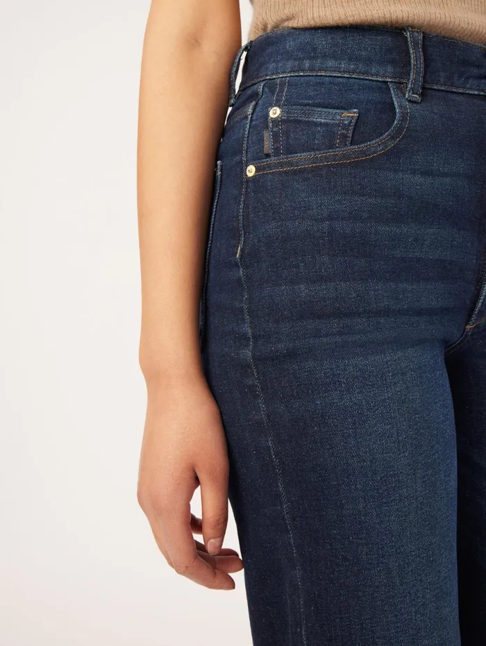 DL1961 Wide Women Hepburn Wide Leg High Rise Vintage Jeans