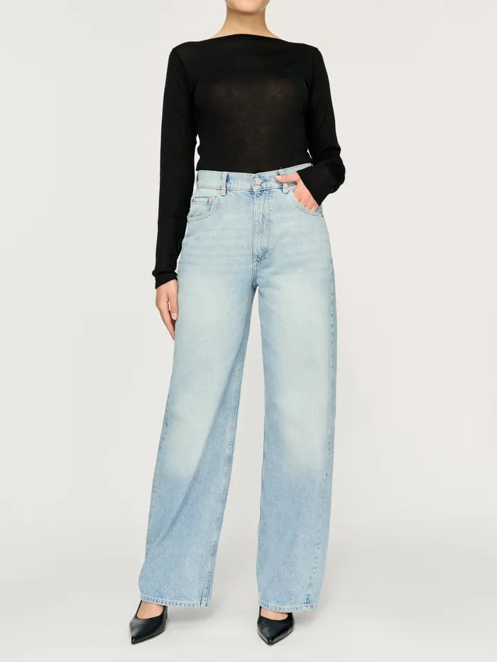 DL1961 Wide Women Taylor Barrel Ultra High Rise 32034 Jeans