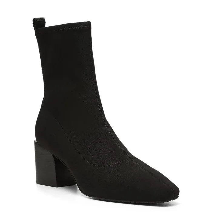 Donald Pliner Boot Angel Shoes Black Crepe 8211 Women