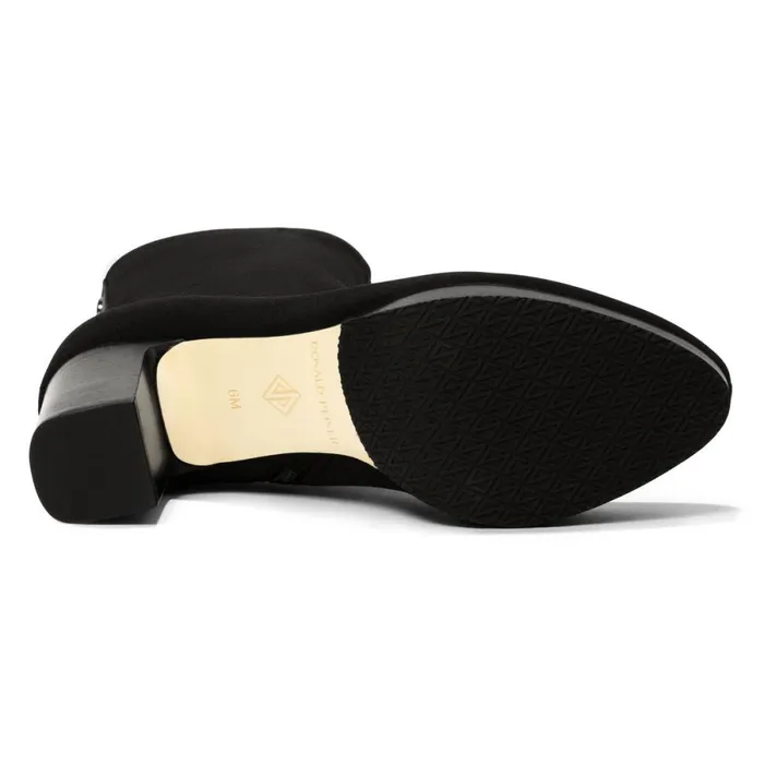 Donald Pliner Boot Zari Shoes Black Crepe 8211 Women Donald Pliner Boot Zari Shoes Black Crepe 8211 Women
