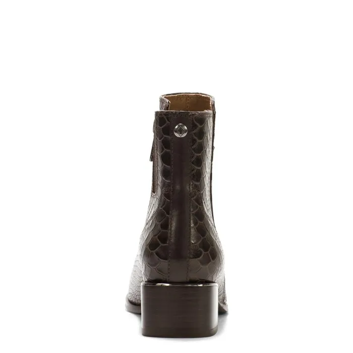 Donald Pliner Bootie Azia Shoes Dark Brown Snake 8211 Women Donald Pliner Bootie Azia Shoes Dark Brown Snake 8211 Women