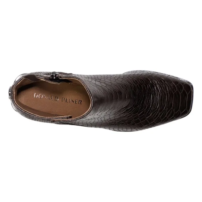 Donald Pliner Bootie Azia Shoes Dark Brown Snake 8211 Women Donald Pliner Bootie Azia Shoes Dark Brown Snake 8211 Women