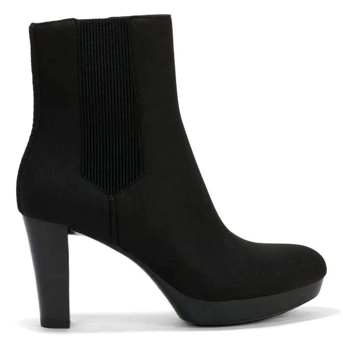 Donald Pliner Bootie Esra Shoes Black Crepe 8211 Women