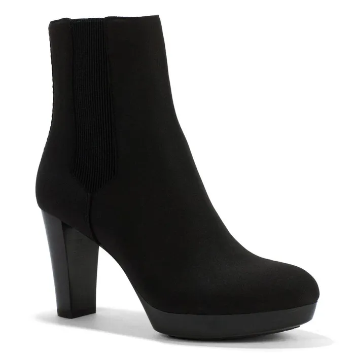 Donald Pliner Bootie Esra Shoes Black Crepe 8211 Women Donald Pliner Bootie Esra Shoes Black Crepe 8211 Women
