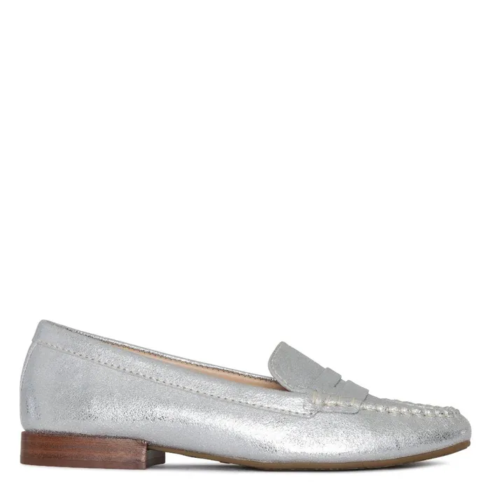 Donald Pliner Casual Binah Shoes Silver 8211 Women