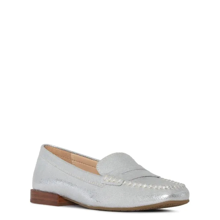 Donald Pliner Casual Binah Shoes Silver 8211 Women