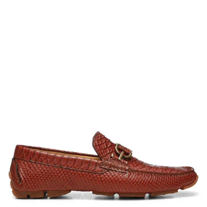 Donald Pliner Casual Dacio Shoes Cognac Snake 8211 Men