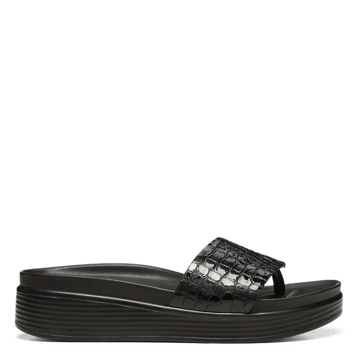 Donald Pliner Casual Fifi Shoes Black Croco 8211 Women
