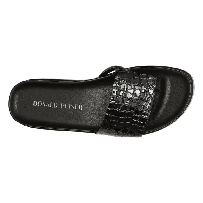 Donald Pliner Casual Fifi Shoes Black Croco 8211 Women Donald Pliner Casual Fifi Shoes Black Croco 8211 Women