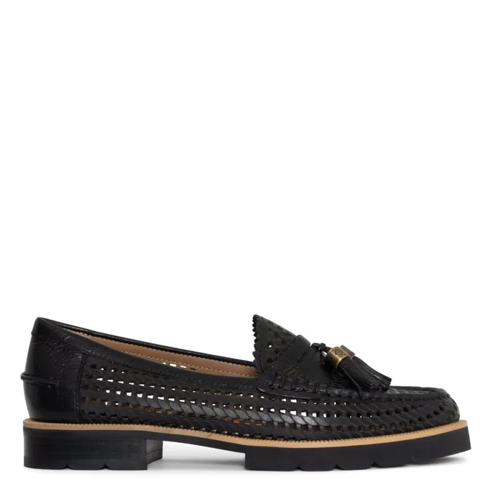 Donald Pliner Casual Lenny Shoes Black Textured 8211 Women
