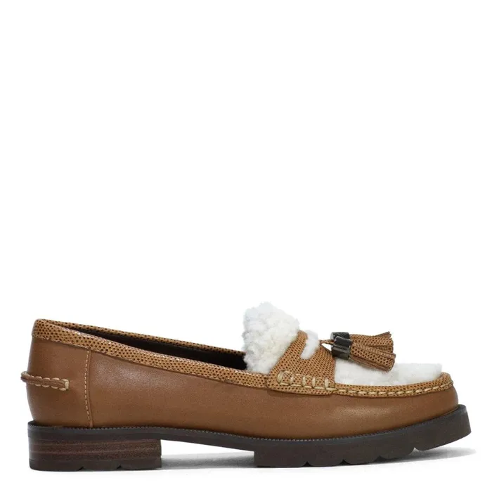 Donald Pliner Casual Lenny Shoes Saddle Shearling 8211 Women