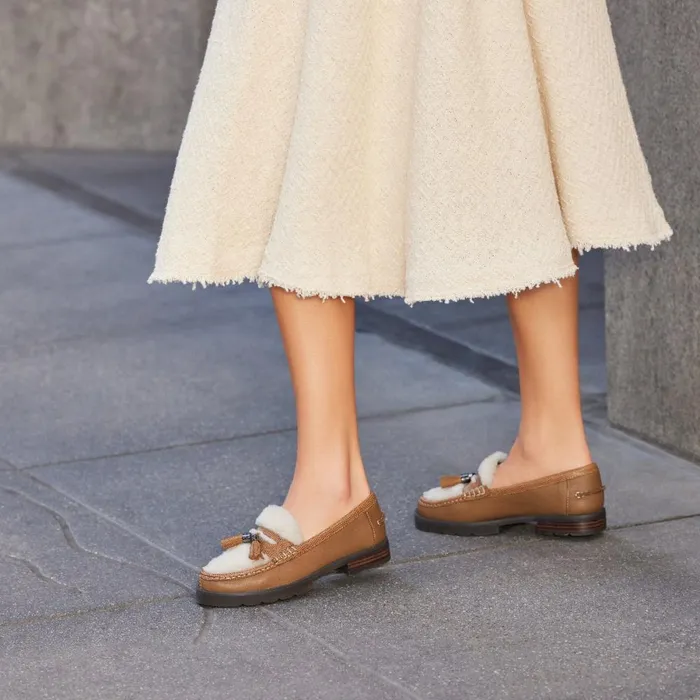 Donald Pliner Casual Lenny Shoes Saddle Shearling 8211 Women Donald Pliner Casual Lenny Shoes Saddle Shearling 8211 Women