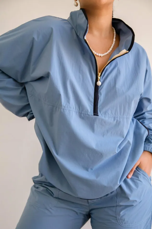 DONNI Nylon 12 Zip Women Tops