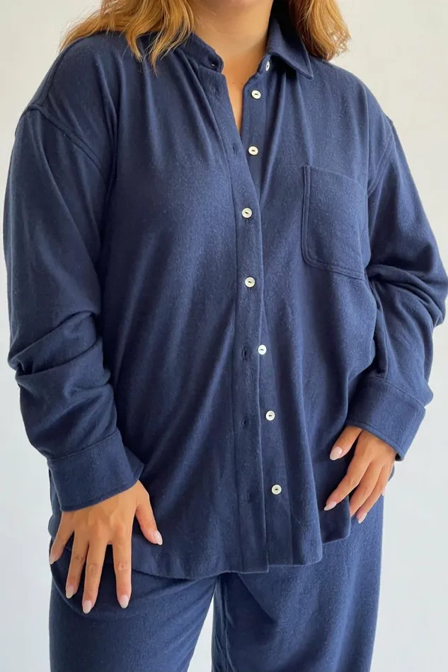 DONNI Sweater Button Down Women Tops