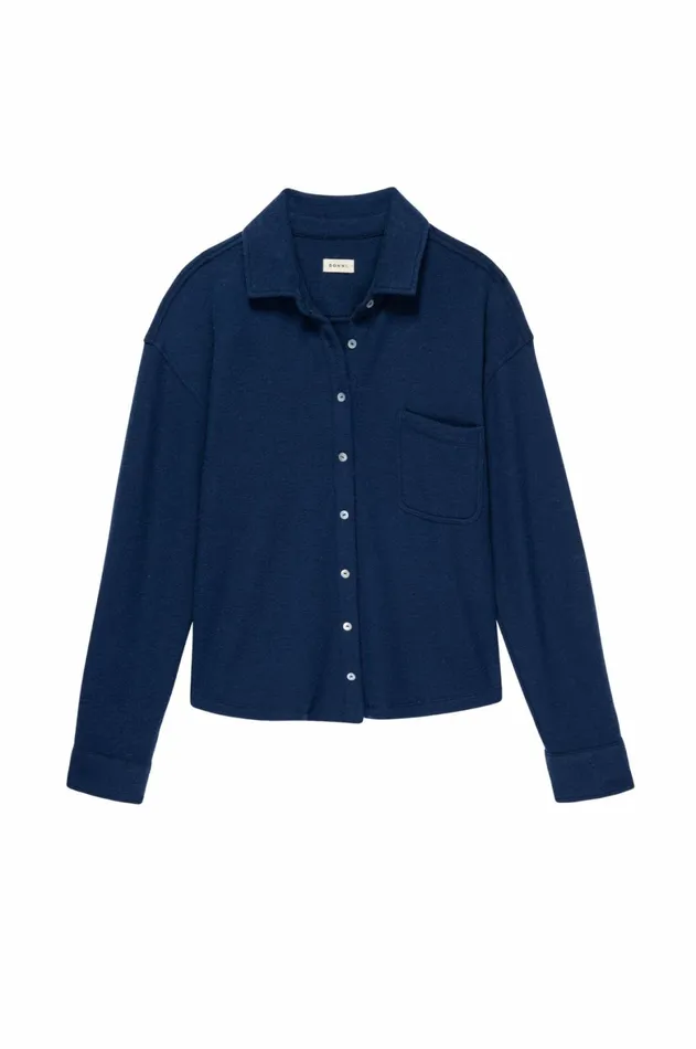DONNI Sweater Button Down Women Tops