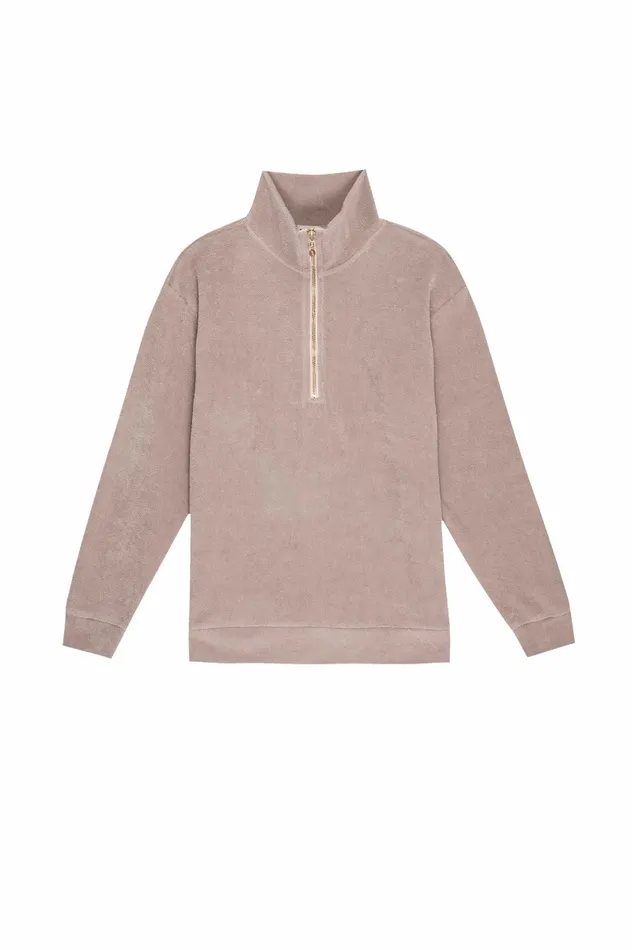 DONNI Terry 12 Zip Women Tops