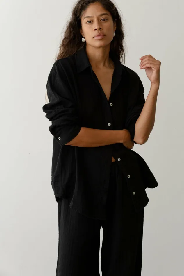 DONNI The Bubble Shirt Women Tops