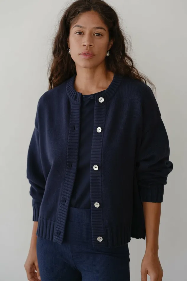 DONNI The Cotton Cashmere Cardigan Women Tops