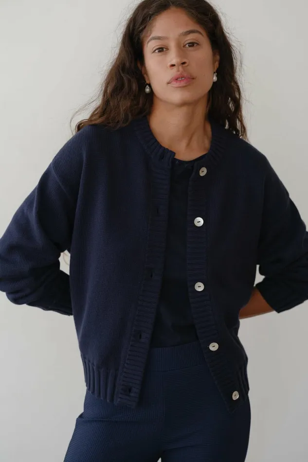 DONNI The Cotton Cashmere Cardigan Women Tops