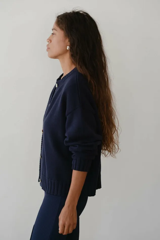 DONNI The Cotton Cashmere Cardigan Women Tops
