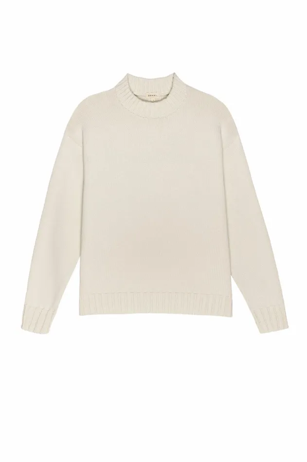DONNI The Cotton Cashmere Crewneck Sweater Women Sweaters