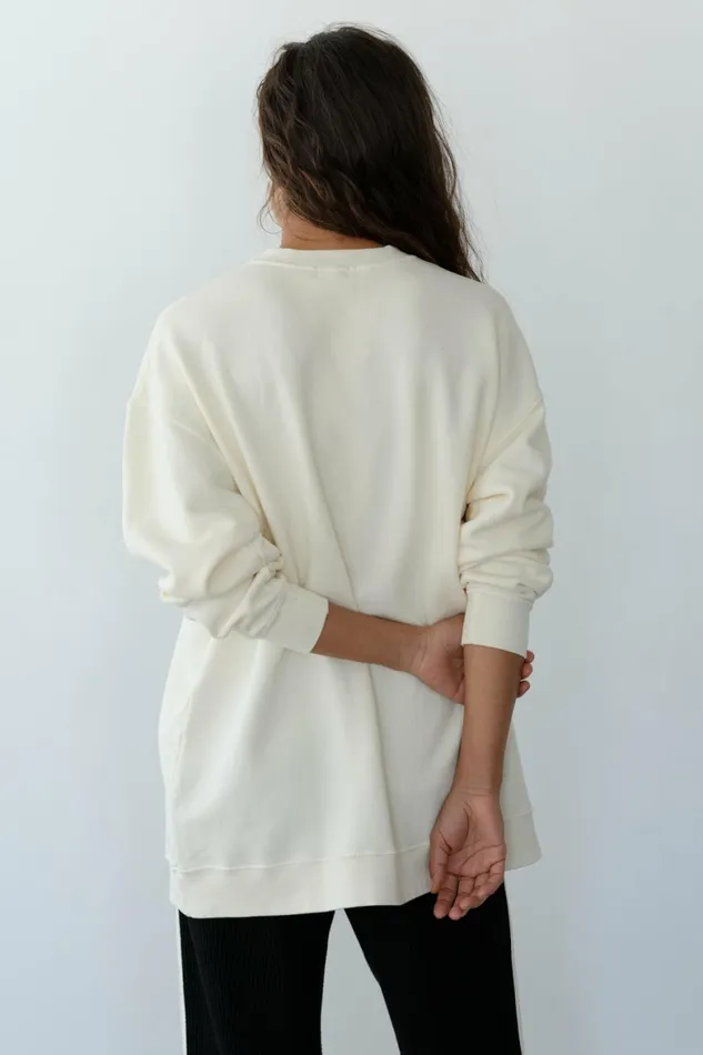 DONNI The EcoFleece Crewneck Women Tops