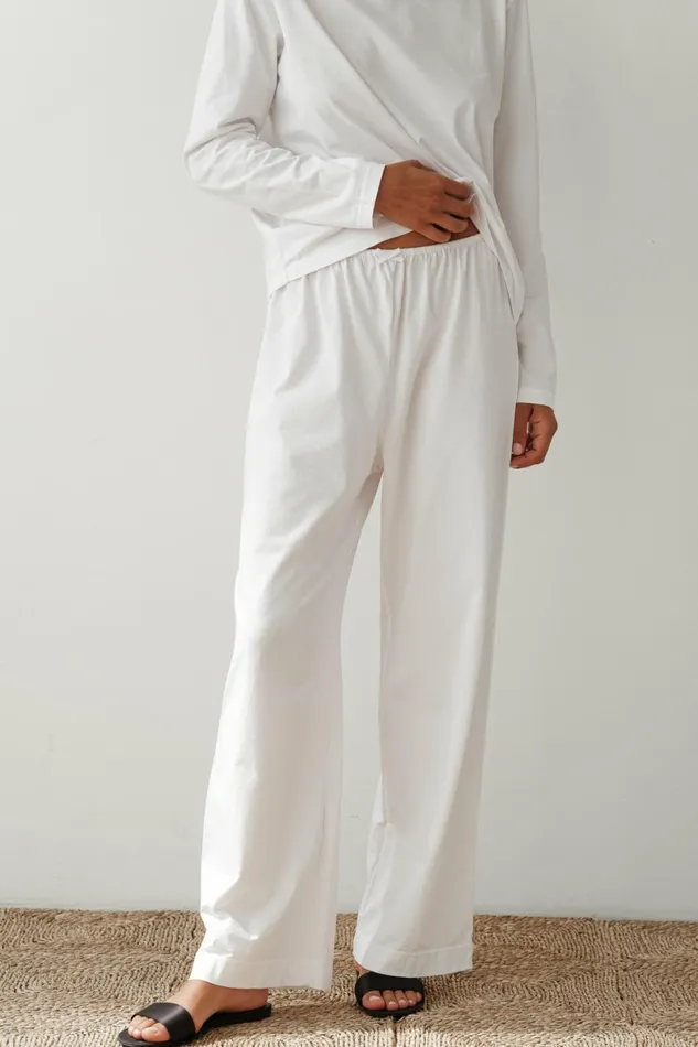 DONNI The Jersey Bow Simple Pant Women Bottoms
