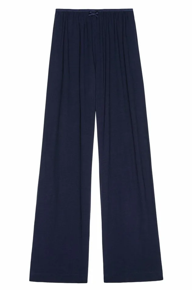 DONNI The Jersey Bow Simple Pant Women Bottoms