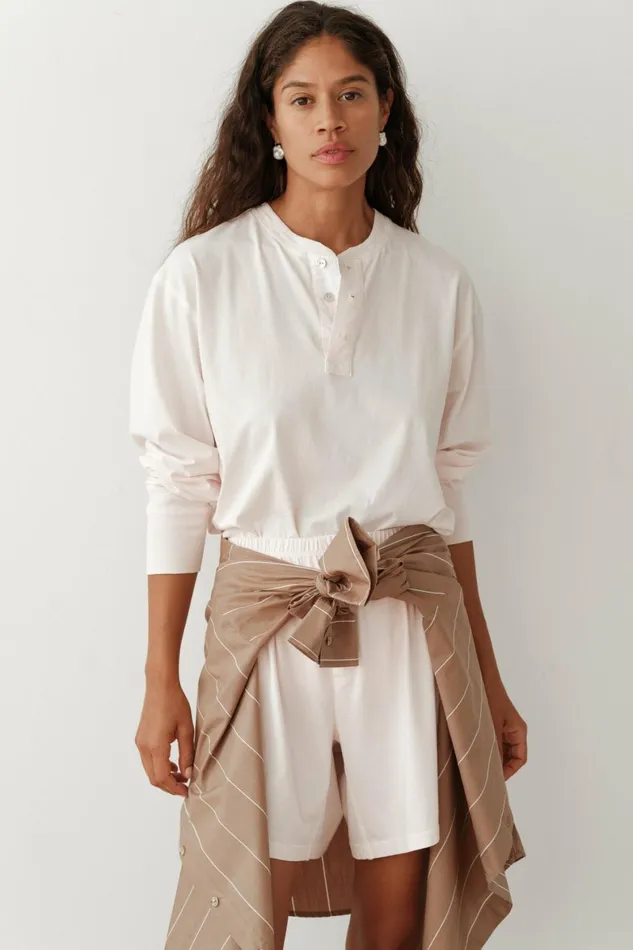 DONNI The Jersey Henley Women Tops