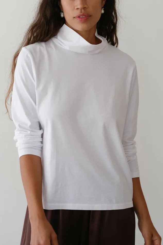DONNI The Jersey Turtleneck Women Tops