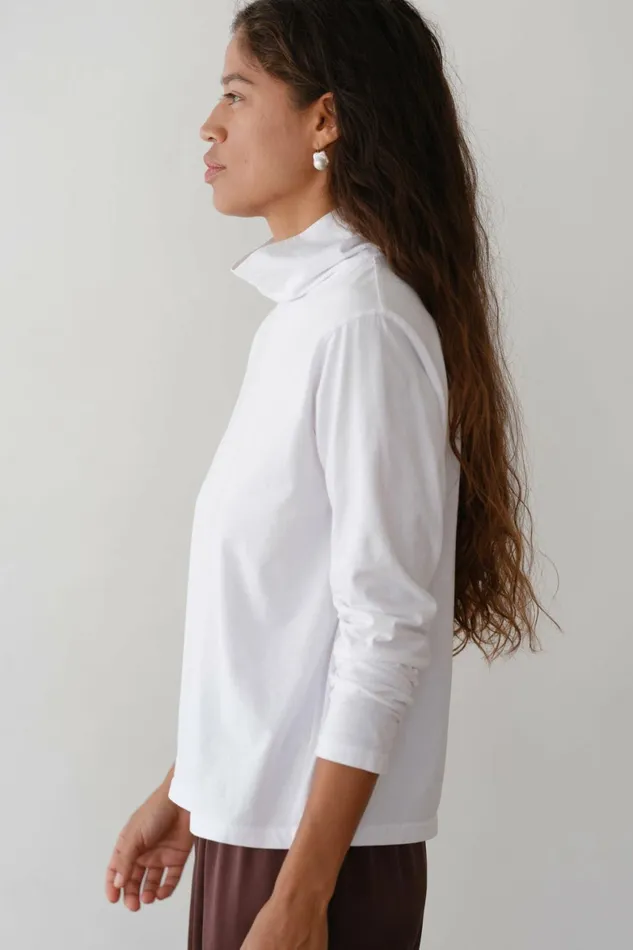 DONNI The Jersey Turtleneck Women Tops