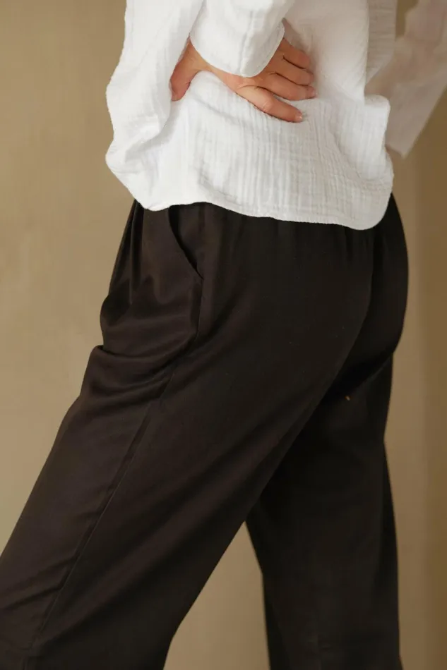 DONNI The Pleated Trouser Women Bottoms