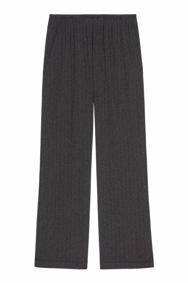 DONNI The Pointelle Simple Crop Pant Women Bottoms