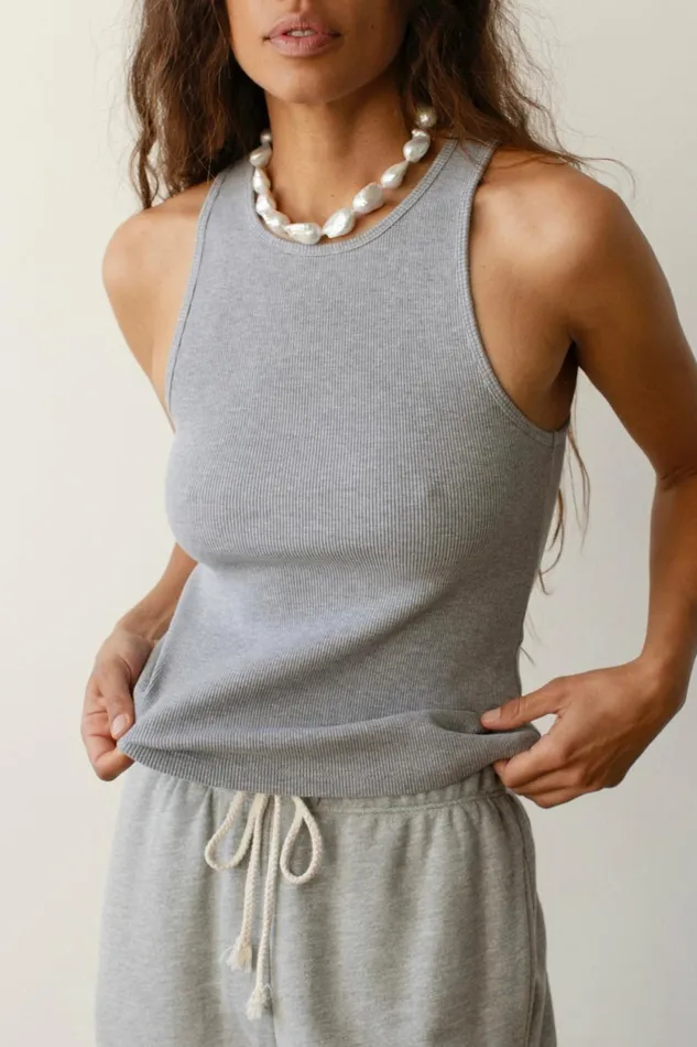 DONNI The Rib Tank Women Tops