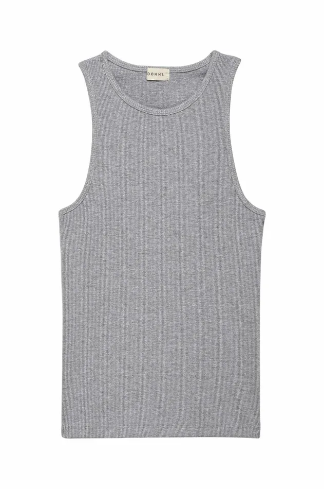 DONNI The Rib Tank Women Tops
