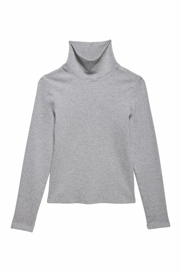 DONNI The Rib Turtleneck Women Tops