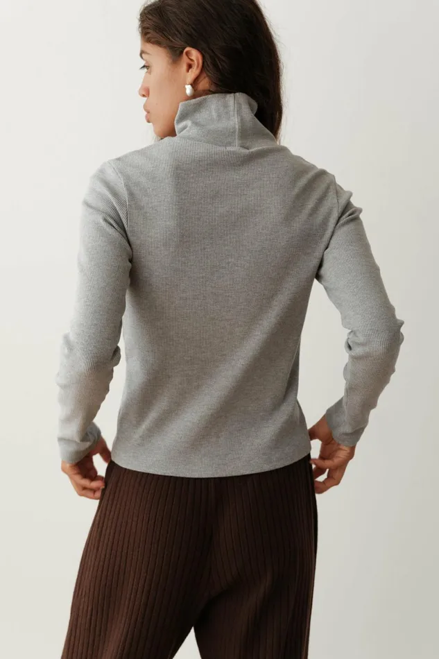 DONNI The Rib Turtleneck Women Tops