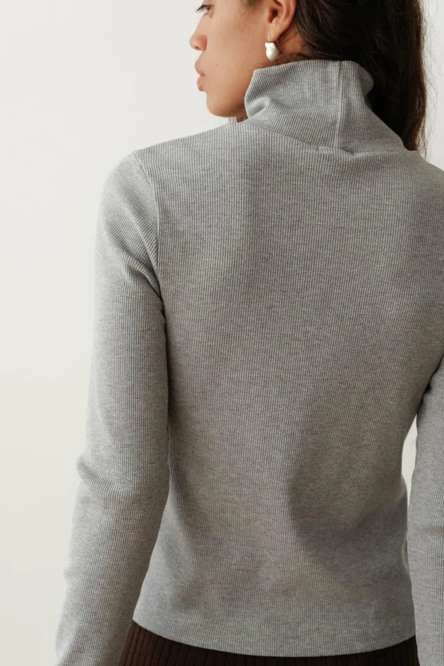 DONNI The Rib Turtleneck Women Tops