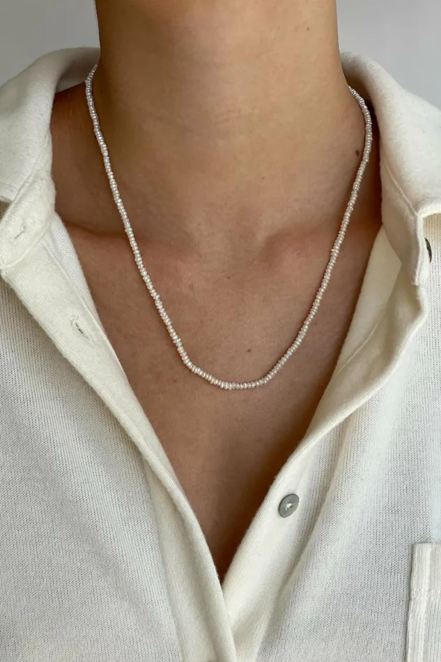 DONNI The Small Pearl Necklace Women Jewelry
