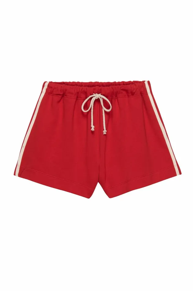 DONNI The Stripe EcoTerry Short Women Bottoms