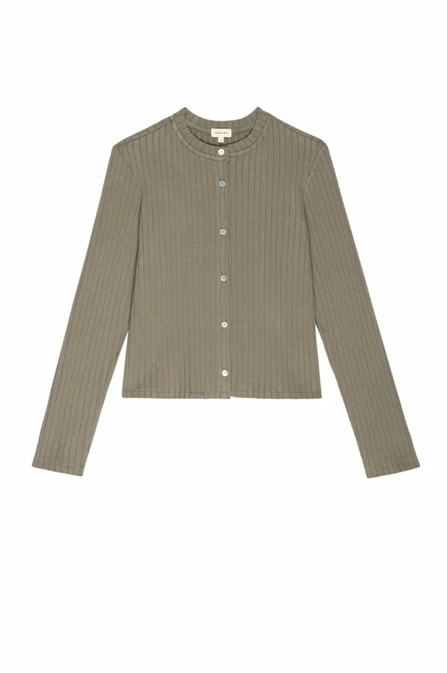 DONNI The Sweater Rib Cardi Women Tops