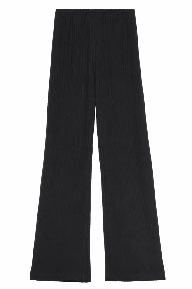 DONNI The Sweater Rib Simple Pant Women Bottoms