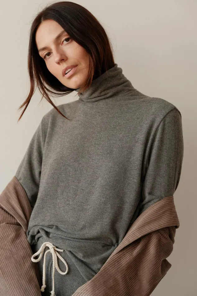 DONNI The Sweater Turtleneck Women Tops