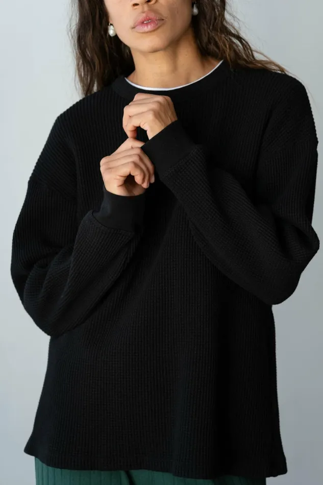 DONNI The Thermal Crewneck Women Tops