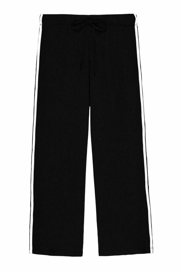 DONNI The Thermal Crop Stripe Pant Women Bottoms