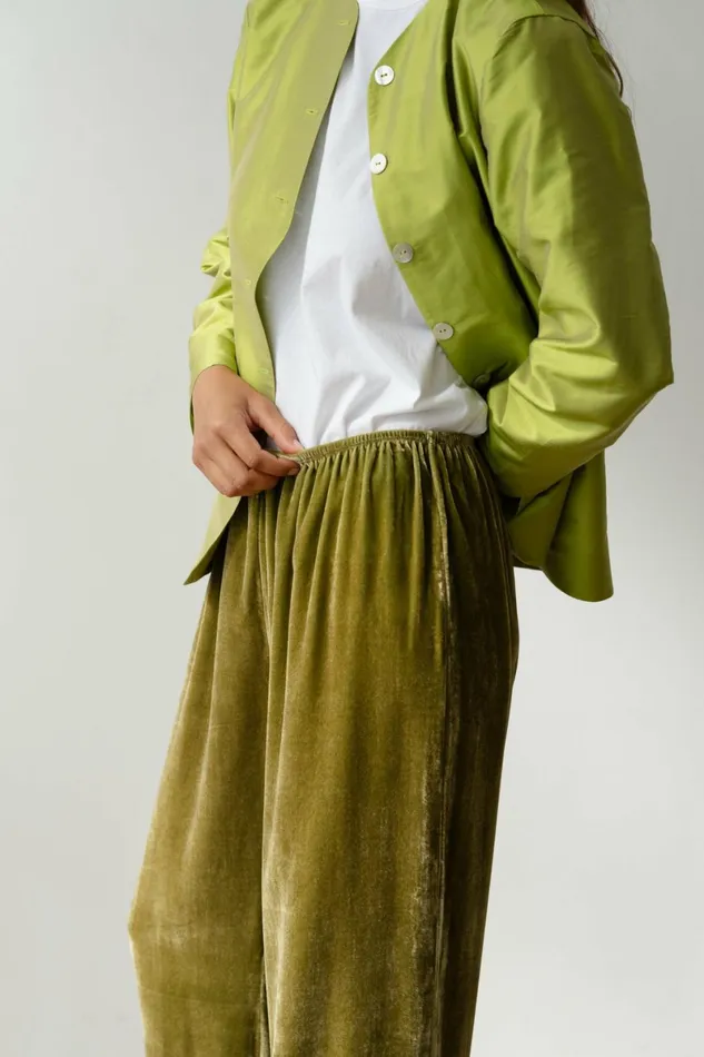 DONNI The Velvet Simple Pant Women Bottoms