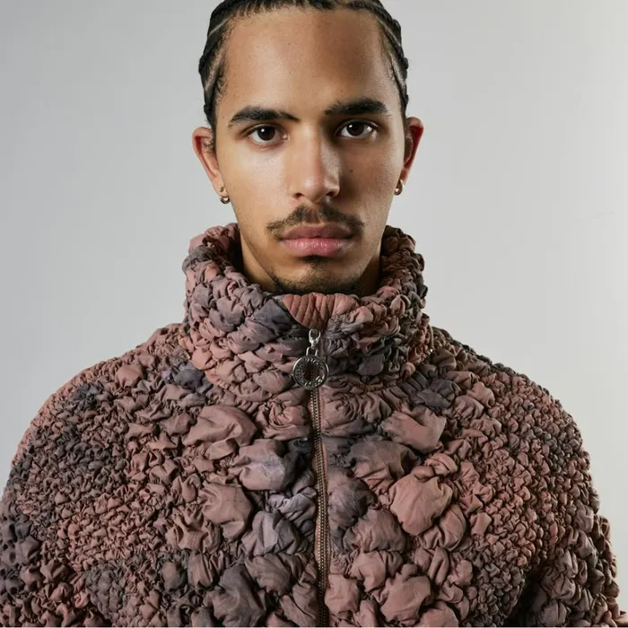 Down Jackets Men 66 North 66North X Charlie Constantinou Lava Red