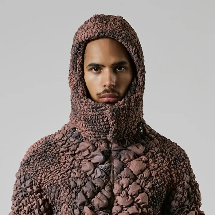 Down Jackets Men 66 North 66North X Charlie Constantinou Lava Red